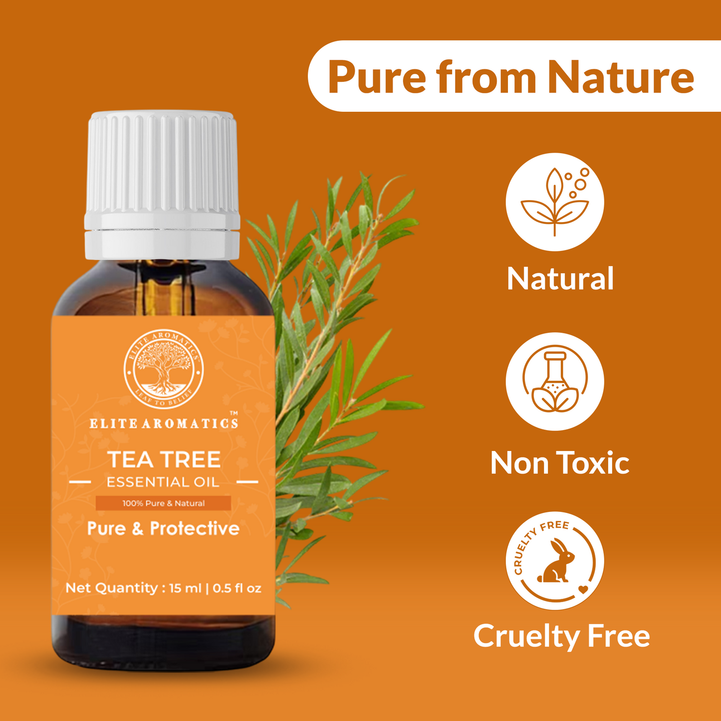 Tea Tree Essential Oil – Pure & Protective | 100% Pure Natural Oil (15ml)