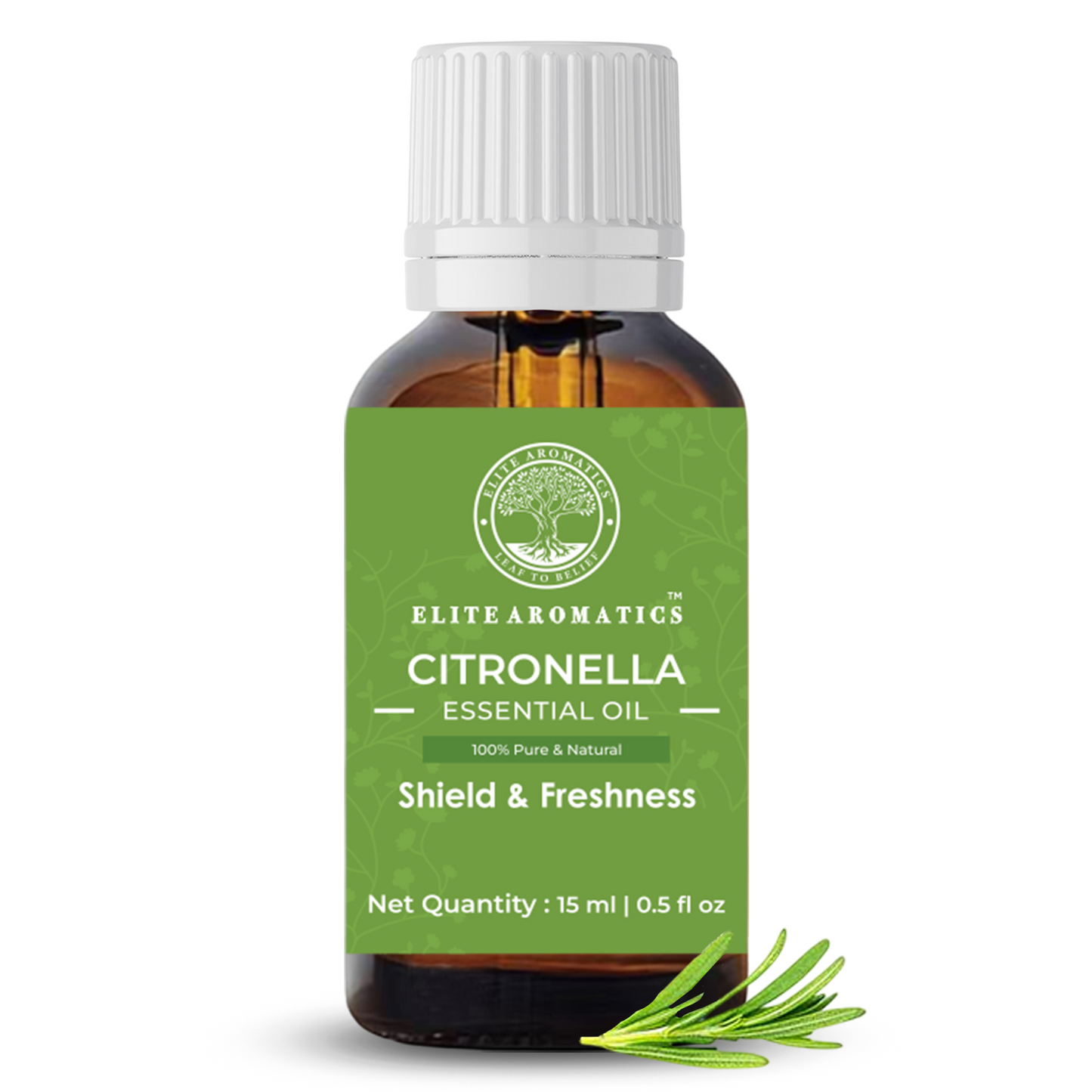 Citronella Essential Oil – Shield & Freshness | 100% Pure Natural Oil (15ml)