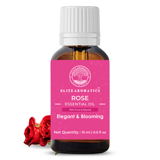 Rose Essential Oil – Elegant & Blooming | 100% Pure Natural Oil (15ml)
