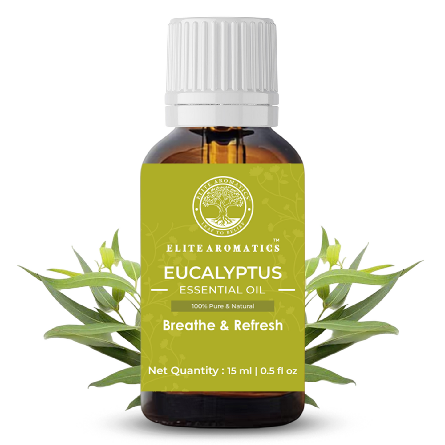 Eucalyptus Essential Oil – Breathe & Refresh | 100% Pure Natural Oil (15ml)