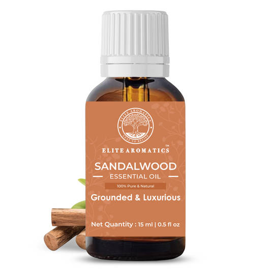 Sandalwood Essential Oil – Grounded & Luxurious | 100% Pure Natural Oil (15ml)
