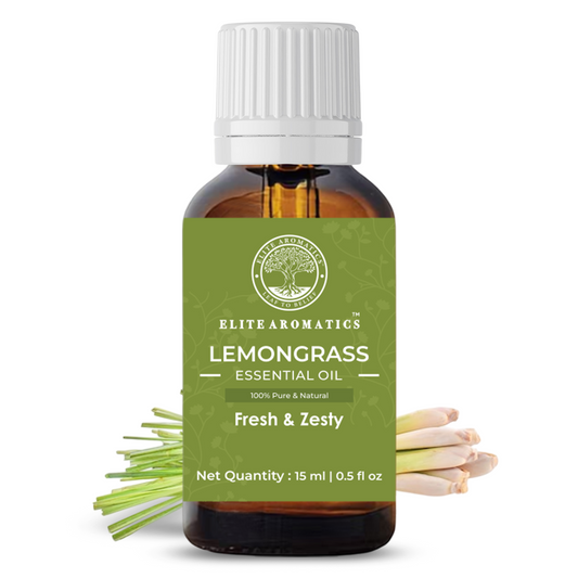 Lemongrass Essential Oil – Fresh & Zesty | 100% Pure Natural Oil (15ml)