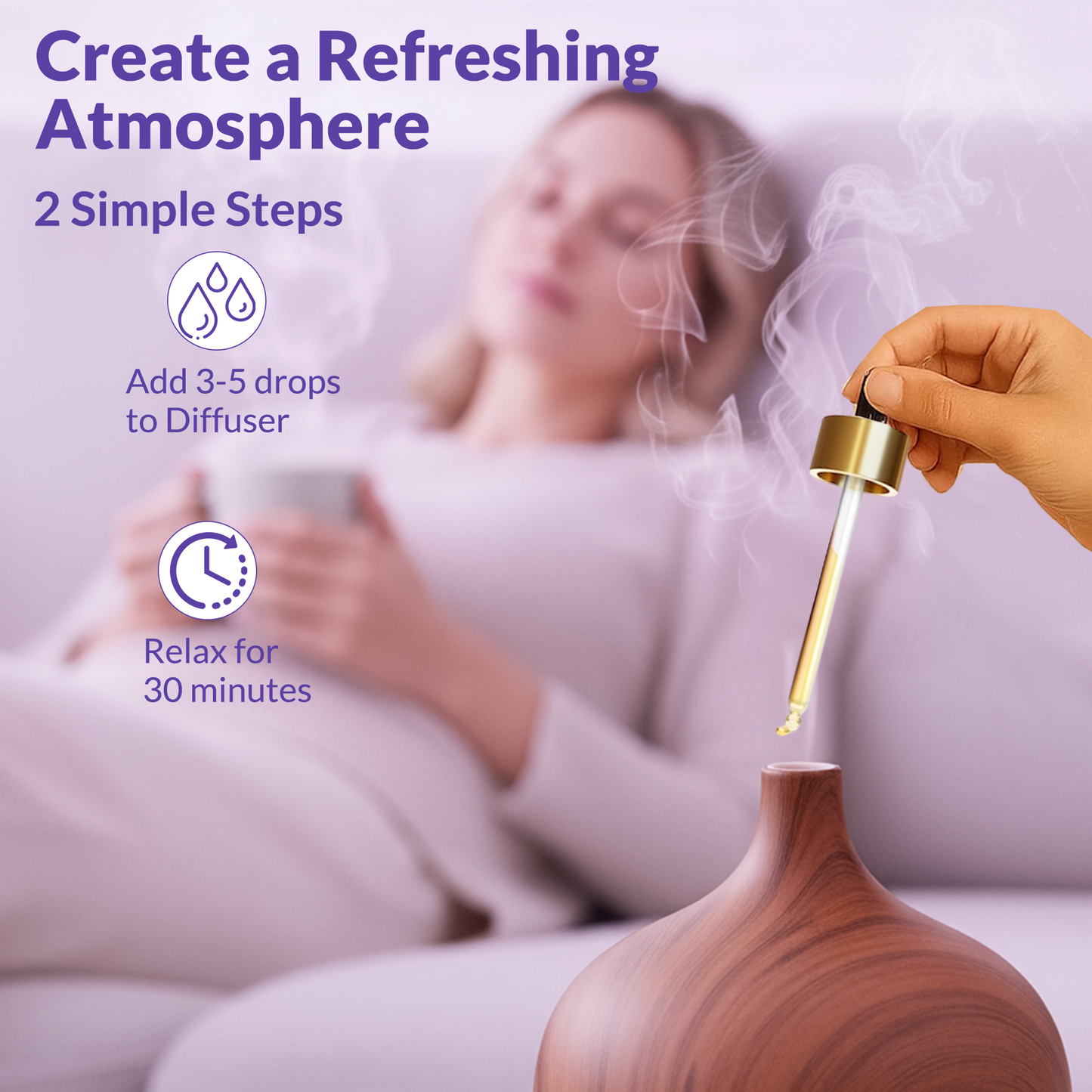 Lavender Essential Oil – Calm & Peaceful | 100% Pure Natural Oil (15ml)